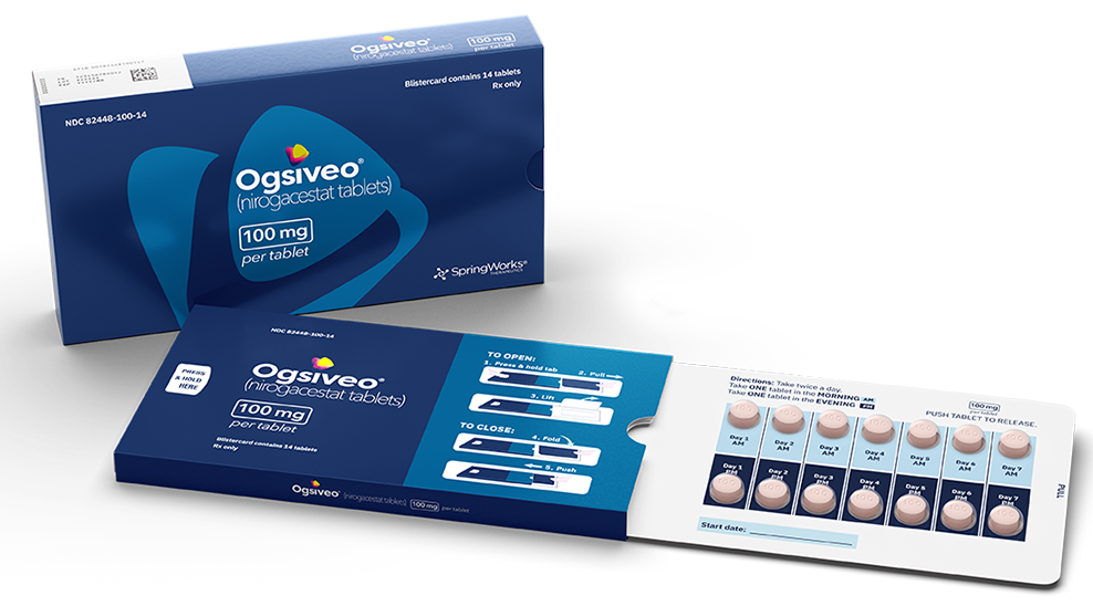OGSIVEO 100 mg blister pack