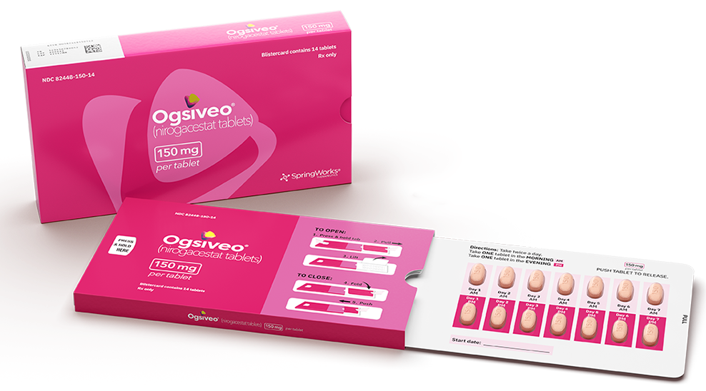OGSIVEO 150 mg blister pack