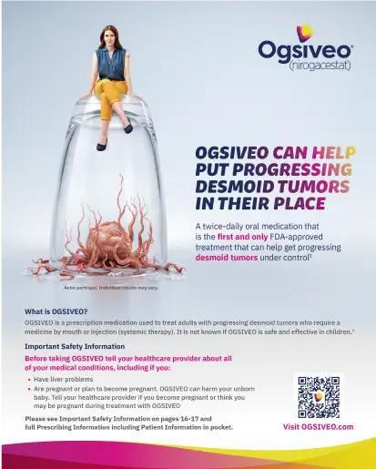 OGSIVEO patient brochure